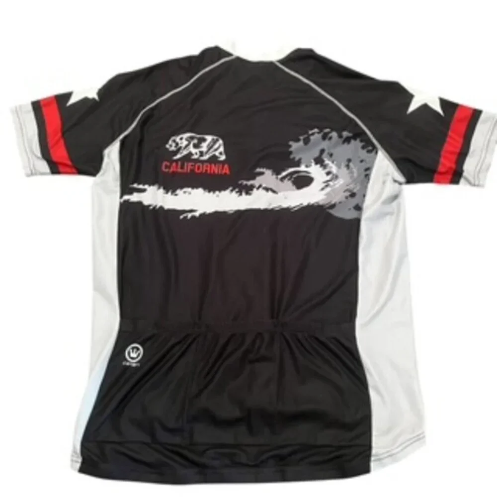 Canari Cycling Jersey Women’s Size XL Bike Shirt Short Sleeve Full Zip Pockets - Picture 9 of 14